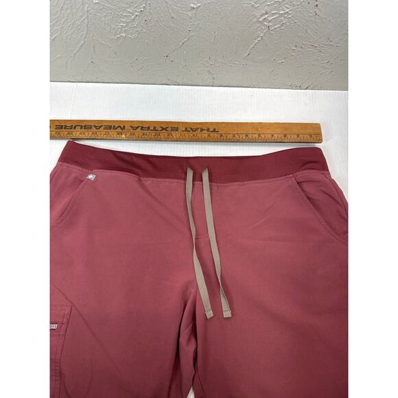 Figs Womens Zamora Joggers Scrub Pants Uniform Tapered Dusty Rose Pink Size XXL‎ - Picture 4 of 6